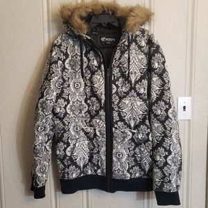 Emyre Fur Trimmed Heavy Sweatshirt Women's L